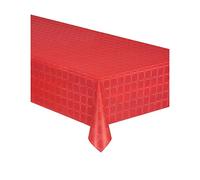 Generique - Nappe en Rouleau Papier damassé Rouge