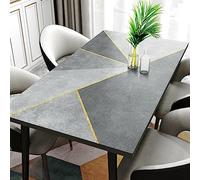 Générique Nappe en Simili Cuir, Nappe essuyable, Nappe rectangulaire, Nappe en Cuir, Nappe Cuisine décoration Moderne, sous-Nappe antidérapante, C-70×70cm