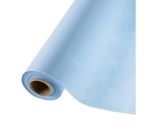 Générique Nappe Papier INTISSÉ Rouleau 6X1.2M Bleu Clair