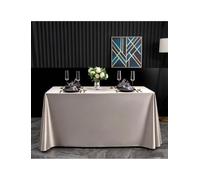 Générique Nappe Satin Rectangulaire Élégante Table Événement | Sur Mesure pour Mariage, Hôtel, Restaurant, Anniversaire et Buffet Dessert(Gray,150*210cm)