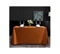 Générique Nappe Satin Rectangulaire Élégante Table Événement | Sur Mesure pour Mariage, Hôtel, Restaurant, Anniversaire et Buffet Dessert(Coffee brown,140*180cm)