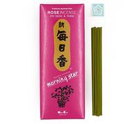 Générique Nippon Kodo Morning Star Encens Japonais Rose - Boîte à 200 Bâtons avec Porte-céramique