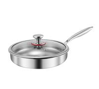 Générique Nonstick Frying Pan with Lid, Kitchen Cookware Skillet