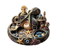 Générique Octopus Decorative Bowl - Resin 25cm 9.84in Octopus