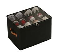 Générique Organisateur de chaussures pour placard, s'adapte à 6 paires, grands conteneurs de rangement de boîtes à chaussures, poubelles de rangement à chaussures pliables avec poignées renforcées