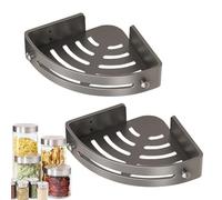 Générique Organisateur de d'angle, Organisateur de de Salle de Bain, Support de Rangement pour, Coin de Support de, résistant à l'eau, antirouille, réglable, Installation