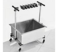 Générique Organisateur de Jardin Organisateur de Balai Support, Support d'outil d'évier de vadrouille en Acier Inoxydable, Outils de Stockage de la Station d'entretien ménager