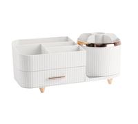 Générique Organisateur de Rangement pour cosmétiques - Boîte de Rangement | de bureau, support de rotatif élégant pour pinceaux de maquillage, eye-liner, rouge à lèvres, fournitures de soins de la peau