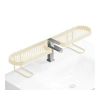 Générique Organisateur De Robinet Suspendu - Porte-Savon en U Suspendu pour Robinet | Tablette Au-Dessus De L'Évier sans Perçage,pour Salle De Bain, Douche, Cuisine, Appartement, Dortoir Et Location