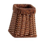 Générique Organisateur élégant pour Pinceaux de Maquillage, En Rotin Tressé Imitation, Support de Bureau Peu Encombrant pour La Table à Manger, Style A