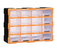 Générique Organisateur Multi-tiroirs avec 16 tiroirs centraux 52x16x37 cm,Accessoires de Organisation & Rangement d'outils, Boîtes à Outils,149601