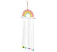 Générique Organisateur Mural Arc-ciel pour Barrettes Filles Rangement Suspendu et Support Clips Cheveux Pratique pour Chambre Cadeau Noël et Fête