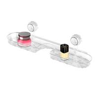Générique Organisateur Mural pour Salle De Bain - Installation Facile sans Perçage | Étagère Murale Ventouse pour Robinet, Porte-Savon Rangement Évier, Cosmétiques, Brosses, Éponges