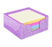 Générique Organisateurs de Bloc-Notes compacts avec capacité de 400 Feuilles Distributeur en Acrylique pailleté pour l ' Organisation du Bureau Porte-Notes Collant en Acrylique Gris foncé