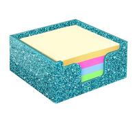 Générique Organisateurs de Bloc-Notes compacts avec capacité de 400 Feuilles Distributeur en Acrylique pailleté pour l ' Organisation du Bureau Porte-Notes Collant en Acrylique Gris foncé