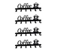 Générique Organisateurs de rangement de tasses à café, 4 pièces, de place, pour tasses à café avec crochet, d ' affichage facile à utiliser, Organization de la maison
