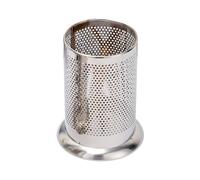Générique Organiseur D’ustensiles pour Comptoir, Égouttoir Porte-ustensiles À Couverts, Range-Baguettes Range-Couverts Acier Inoxydable Argent, Support Contenant Ustensiles De Cuisine, 13x13x17cm