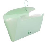Générique Organiseur de Reçus B6 en Plastique Grosse Capacité, Design Simple et Élégant, Onglets Marque-Pages pour Bureau et École Couleur Aléatoire