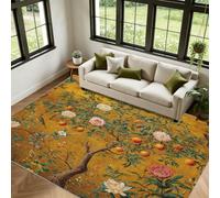 Générique Oriental Jaune Tapis Salon 200x300cm Traditionnel Chinois