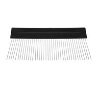 Générique Outil De Texture Graffiti Peigne À Motifs Pour Bricolage En Acier Inoxydable 9.65In, Grattoir À Plâtre Noir, Effet De Grain Pour Murs En Plâtre Et Ciment