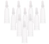 Générique Ouvre-ampoule 2 Ml Transparent Bouchon Compte-gouttes pour Fioles en Verre, Lot de 10 Pièces, Accessoire Pratique pour Usage et Premiers Secours