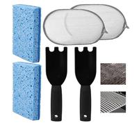 Générique Oven Scraping Set - Multi Wire Bristle Maintenance Set, High Density Degreaser Washing Pads, Resilient Cookware Debris Remover | Gathering Gear, Ideal Kitchen Cooking Supply for Outdoors