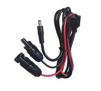 Générique Paire de connecteurs Fil de | Câble adaptateur de prise mâle 6, 5 X 3 Mm, ligne de rechange de Station portable pour les tâches de sauvegarde de