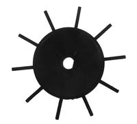 Générique Pales de Ventilateur de Rechange pour Compresseur à Air, Pièces de Compresseur en ABS Noir, Petite Pompe à Air, Dissipation Thermique, pour Fabrication et Chantiers