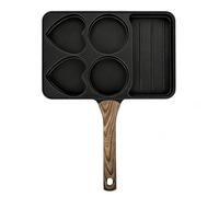 Générique Pan for Eggs - 5 Grid Detachable Multifunction Kitchen Utensils Frying Pans, 13.98x10.83inch Nonstick Cooking Tools for Home Restaurant, Chicken Fish Hamburger Cooking Use