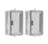 Générique Panier à Rôtir pour Cuisson Uniforme des Noix et Aliments en Acier Inoxydable 2pcs Design Rotatif Cuisine ou Restaurant