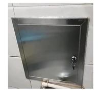 Générique Panneau d'accès en Acier Inoxydable avec Serrure, 4 x 6 5 x 5 8 x 8 18 x 18 16 x 16 12 x 12 Petit Couvercle de Trou d'accès encastré pour plomberie, Porte d'accès pour Murs/Plafond