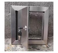 Générique Panneau d'accès en Acier Inoxydable avec Serrure, 4x4 5x5 10x10 18x18 16x16 20x20 24x24 Petit Couvercle de Trou d'accès encastré pour plomberie, Porte d'accès pour Murs/plafonds (1