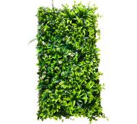 Générique Panneau Mural végétal Artificiel 50 cm x 100 cm pour intérieur et extérieur, avec Feuillage réaliste pour la Maison, Le Jardin, Le Bureau, la Boutique, Le café, Les Mariages (K)