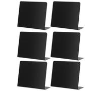 Générique Panneaux de Prix Multifonctionnels 6 Tableaux Noirs PVC 100x75mm pour Buffet et Décoration Faciles à Nettoyer