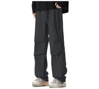 Générique Pantalon Cargo Hommes,Pantalon De Travail Homme avec Genouillere Danse Pole Moulant Pantalons Slim Fit Jogging Football Vetement Multipoches, Ultra-Résistant (Gris foncé,M)