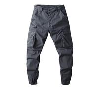 Générique Pantalon Cargo Militaire Homme,Pantalon De Travail Homme Jean Hiveren Coton Hiver Jogging Molleton Survêtement Léger Uni Casual Simple Personnalité Rue Mode (Grey,XL)