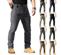 Générique Pantalon de Travail Homme, Pantalon Cargo Homme Tactique Militaire Multi Poches Stretch Imperméable pour Outdoor Randonnée Chasse