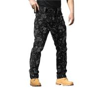 Générique Pantalon de Travail Homme, Pantalon Cargo Homme Tactique Militaire Multi Poches Stretch Imperméable pour Outdoor Randonnée Chasse