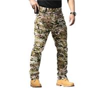 Générique Pantalon de Travail Homme, Pantalon Cargo Homme Tactique Militaire Multi Poches Stretch Imperméable pour Outdoor Randonnée Chasse