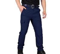 Générique Pantalons de Travail Homme avec Poche Cargo Treillis Militaire Randonnée Chasse Pantalon Tactique Homme Combat Pantalon Stretch Extensible Séchage Rapide Vetement de Travail