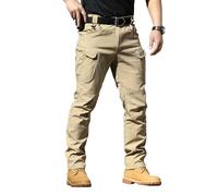 Générique Pantalons de Travail Homme avec Poche Cargo Treillis Militaire Randonnée Chasse Pantalon Tactique Homme Combat Pantalon Stretch Extensible Séchage Rapide Vetement de Travail