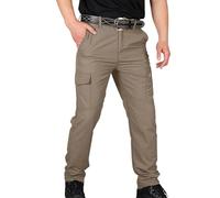 Générique Pantalons de Travail Homme avec Poche Cargo Treillis Militaire Randonnée Chasse Pantalon Tactique Homme Combat Pantalon Stretch Extensible Séchage Rapide Vetement de Travail