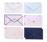 Générique Papier à Lettres Animal Floral Chic 8 Sets avec Enveloppes Lisses pour Correspondance et Notes A5