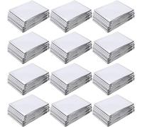 Générique Papier Miroir réfléchissant Film réfléchissant pour Jardin 12 Sheets Argent EVA Aluminium Film Portable Pliable pour Plantes Jardinage Hivernal Protection du Gel extérieur
