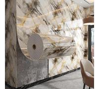 Générique Papier Peint Autocollant De 2,3mm D'épaisseur,40cmx 300cm Effet Marbre Papier Peint Autocollant Imperméable pour Salle De Bain Crédence De Cuisine, Meubles, Porte Murale,H7
