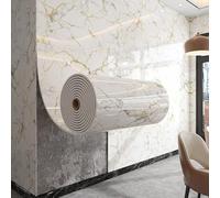 Générique Papier Peint Autocollant De 2,3mm D'épaisseur,40cmx 300cm Effet Marbre Papier Peint Autocollant Imperméable pour Salle De Bain Crédence De Cuisine, Meubles, Porte Murale,H8