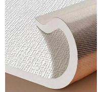 Générique Papier Peint Autocollant De 5 Mm, Film Adhésif Papier Peint Pour Meubles,Panneaux Muraux 3d,Isolation Thermique,Panneau Acoustique,Imperméable Pour Chambre Et Salon,Blanc,300x50x0.8cm