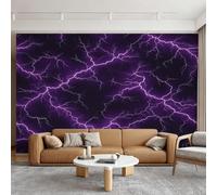 Générique Papier Peint Intissé Éclairage Violet, Papier Peint Panoramique Néon Violet pour Salon Chambre Bureau Couloir, Décoration Murale, 250 x 175 cm (L x H) Y&W102