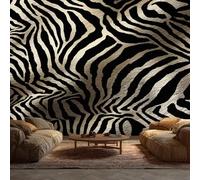 Générique Papier Peint Intissé Zèbre Animaux - Papier Peint Panoramique pour Salon, Chambre, Grandes Poster Décor pour Fond TV, Photo Mural 100 x 70 cm S9