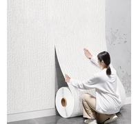 Générique Papier Peint Isolant Autocollant,Isolation Thermique, Résistant à L'humidité, Stickers Muraux Extra épais De 5mm,Papier Peint Imperméable,pour La Protection des Murs,Blanc,50x280cm